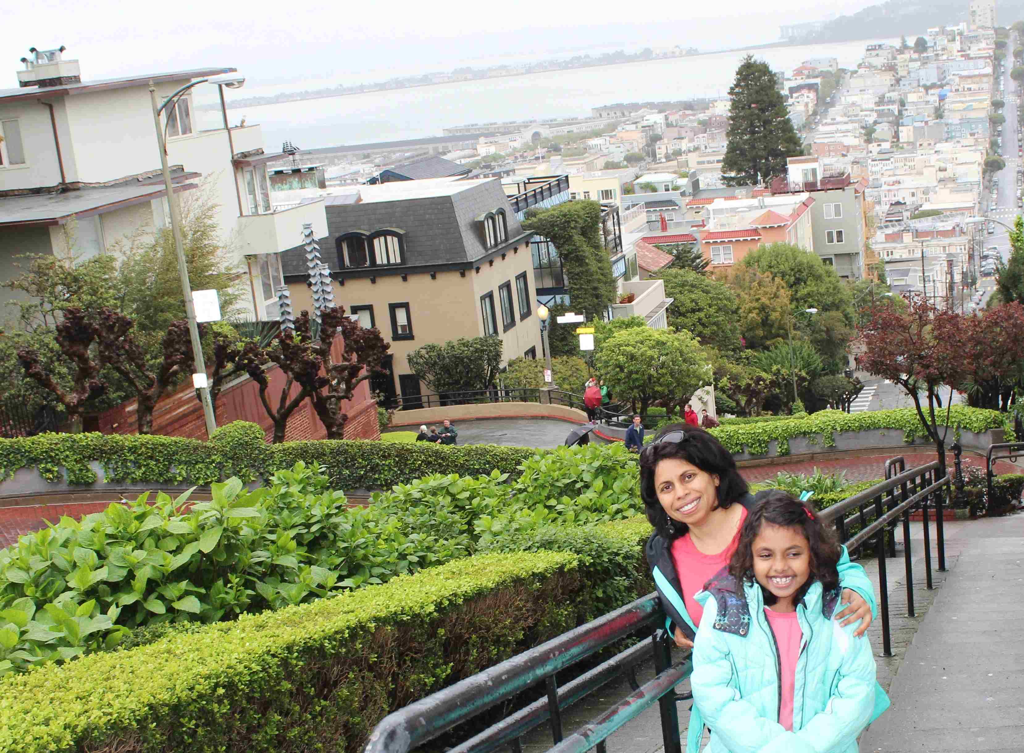 US California Kids Travel San Francisco Twisted Street 